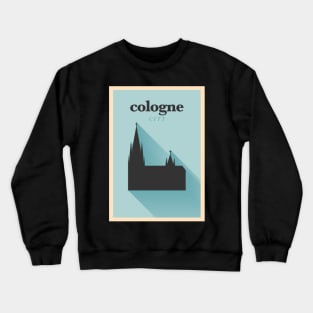 Cologne Poster Design Crewneck Sweatshirt